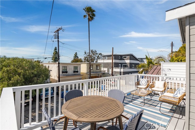 Deck with ocean views