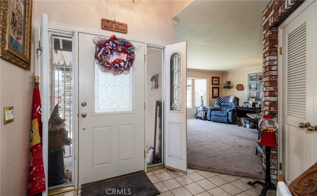 Entry Way showing front door/Living room