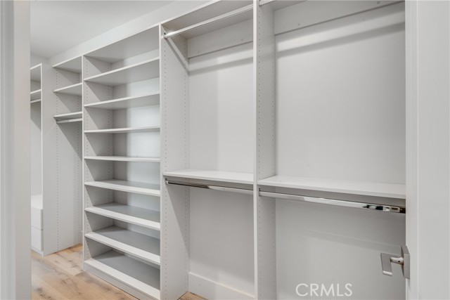 Fully outfitted closets
