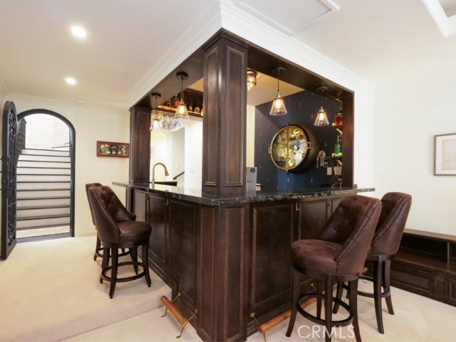 Wet Bar in Entertainment Room