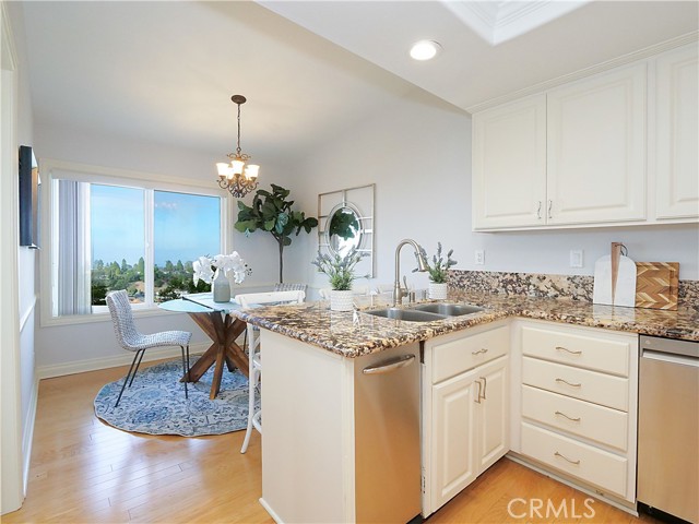 Breakfast nook off the kitchen