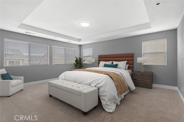 Master Bedroom with Virtual Staging