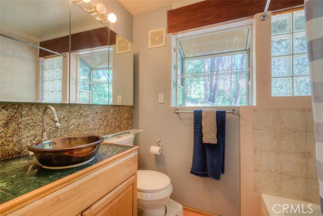 Primary bathroom (upstairs)
