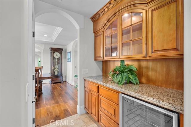 Kitchen Pantry area with Wine Refrigerator