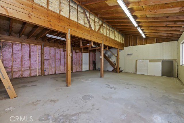 Inside view of barn from door entrance