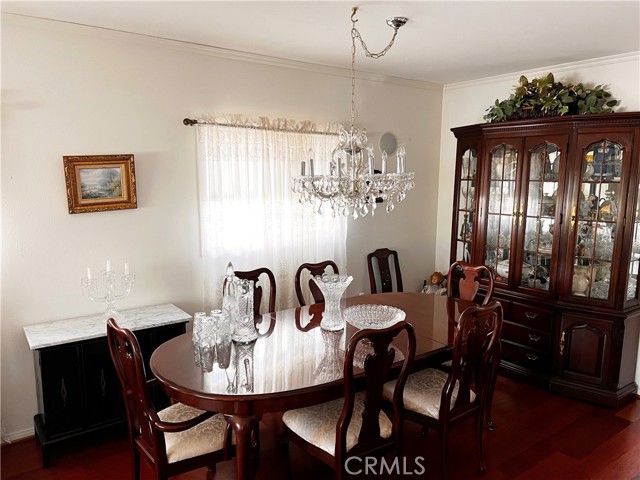 Formal dining area