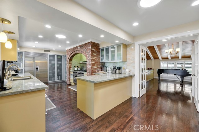 Kitchen open to the greatroom