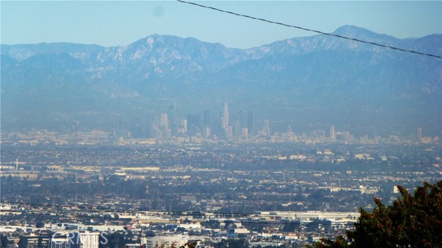 Downtown LA and Mountains 1/27/23