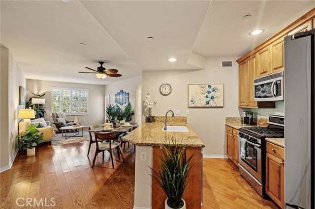 Open-concept floor plan - light and bright - with an airy feel.