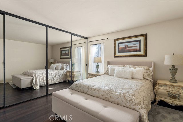 Main floor master bedroom is large and spacious with wall to wall closet!
