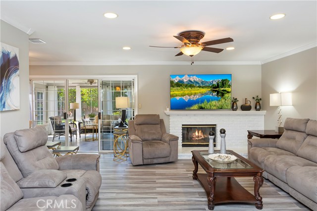 Family Room with Fireplace