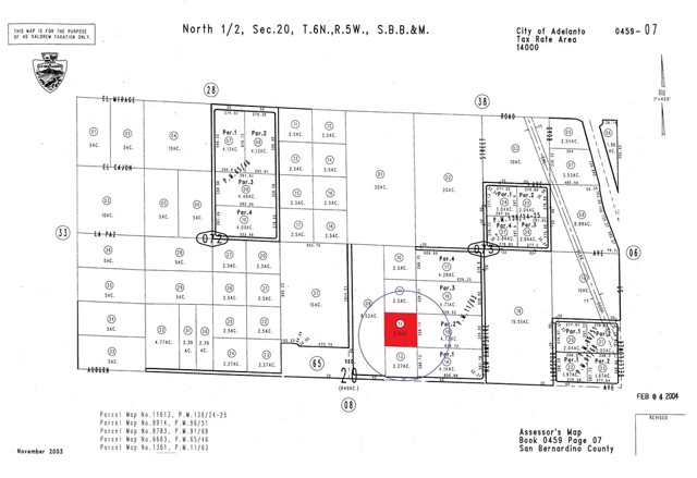 0 Hermosa Street, Adelanto, California 92301, ,Land,For Sale,0 Hermosa Street,CRCV23203804