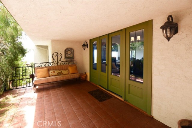 Patio off the formal dining room