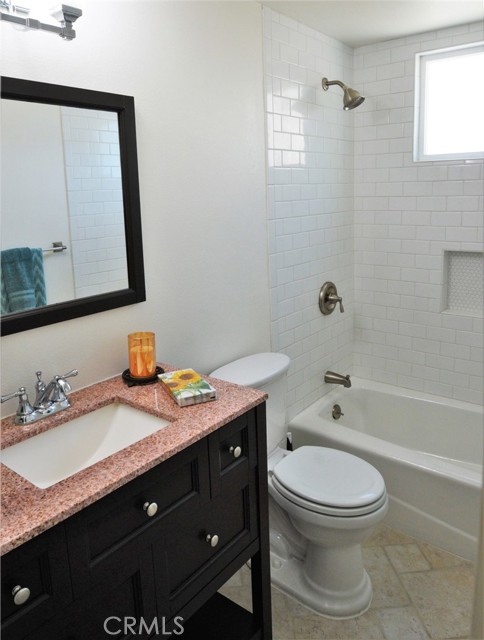 Hall Bathroom with NEW Tiling