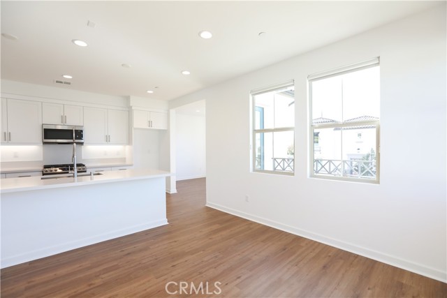 Great room to kitchen