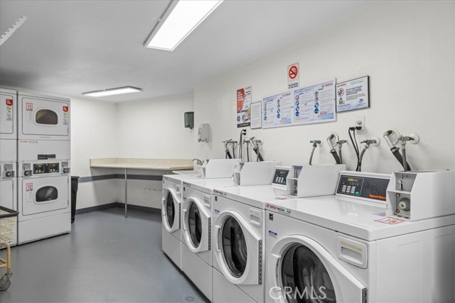 ample and pleasant community laundry just for 620