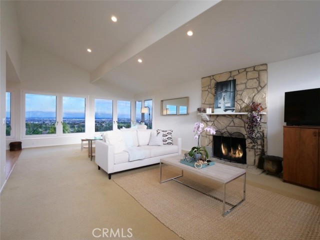 Living Room Looking Out to View