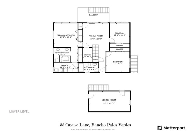 Lower Floor Floorplan