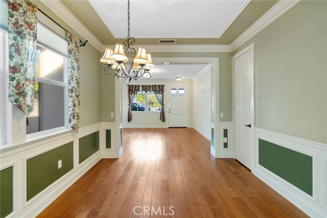 Formal dining area