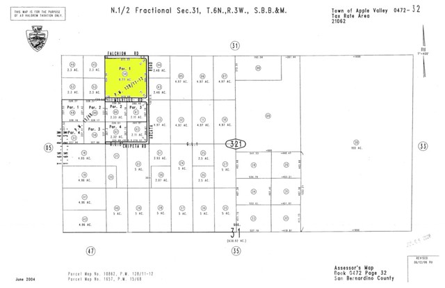 Detail Gallery Image 1 of 1 For 0 Arcata Rd, Apple Valley,  CA 92307 - – Beds | – Baths