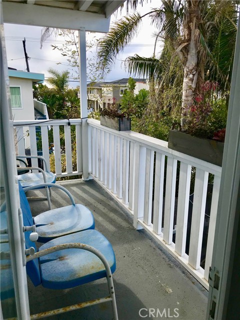Primary Bedroom Deck with ocean peek