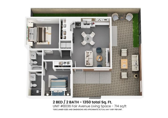 Detail Gallery Image 66 of 69 For 8034 ,036,038 Fair Ave, Sun Valley,  CA 91352 - 8 Beds | 8 Baths