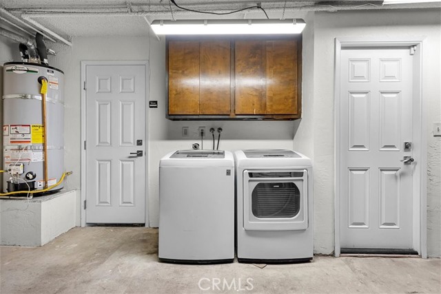 garage laundry and water softener included