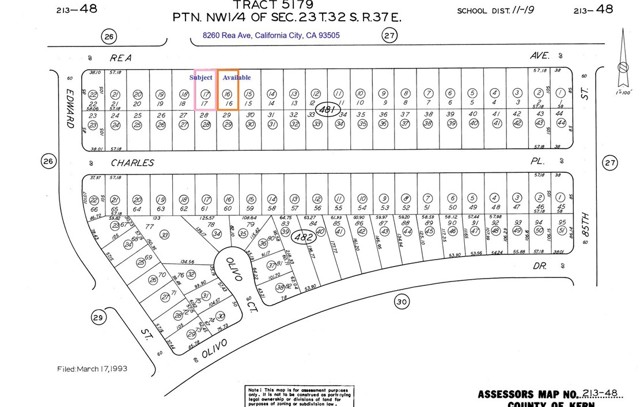 Detail Gallery Image 14 of 15 For 8260 Rea Ave, California City,  CA 93505 - – Beds | – Baths