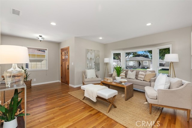 Living Room with Bay Window