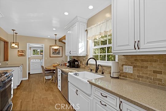 Kitchen looking towards Nook and Laundry Room