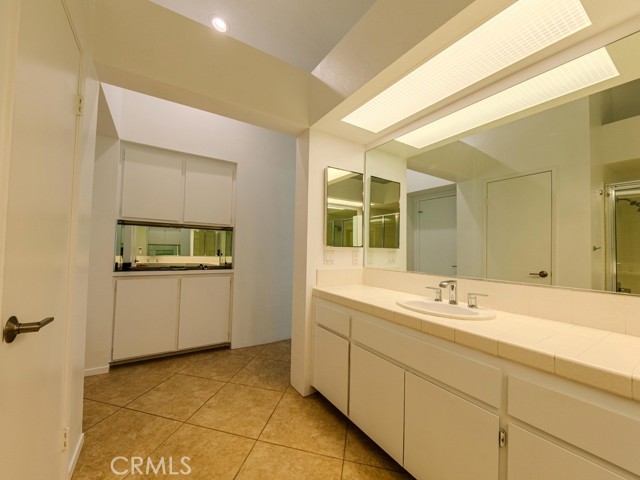 Primary bath sink area