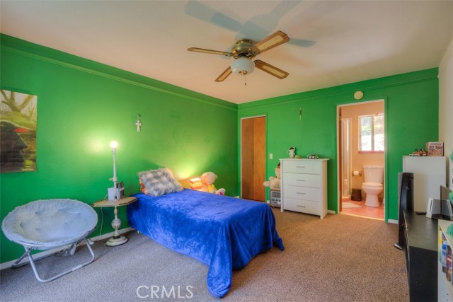 2nd upstairs bedroom with attached bathroom