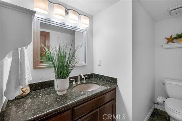 Half bath downstairs