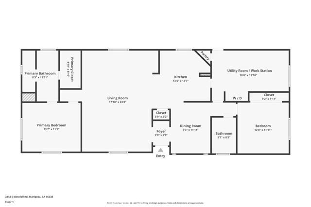 Detail Gallery Image 48 of 48 For 2843 E Westfall Rd, Mariposa,  CA 95338 - 2 Beds | 2 Baths