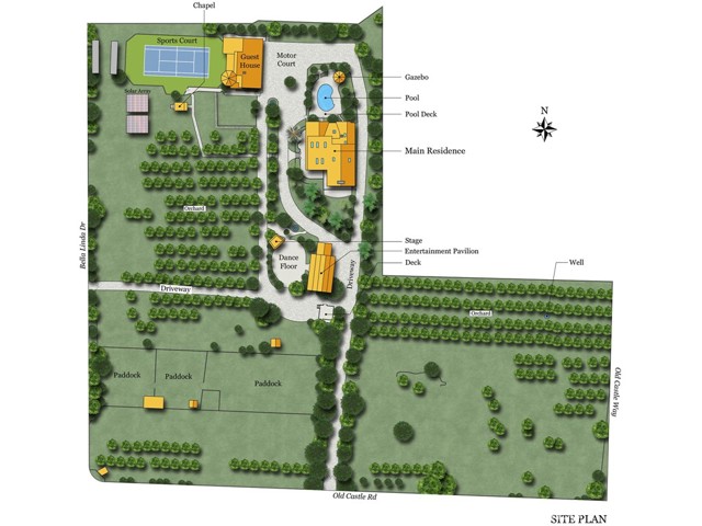 Detail Gallery Image 74 of 74 For 11550 Old Castle, Valley Center,  CA 92082 - 5 Beds | 6 Baths