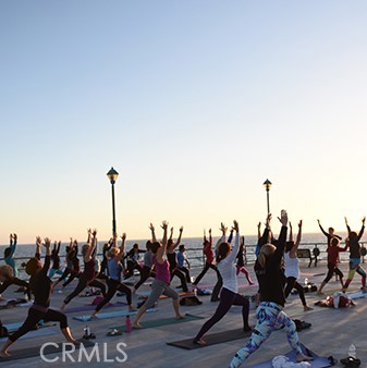 Yoga at the Redondo Beach Pier