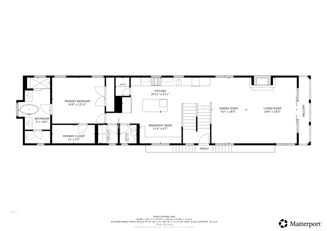 Floor plan (2nd Floor)