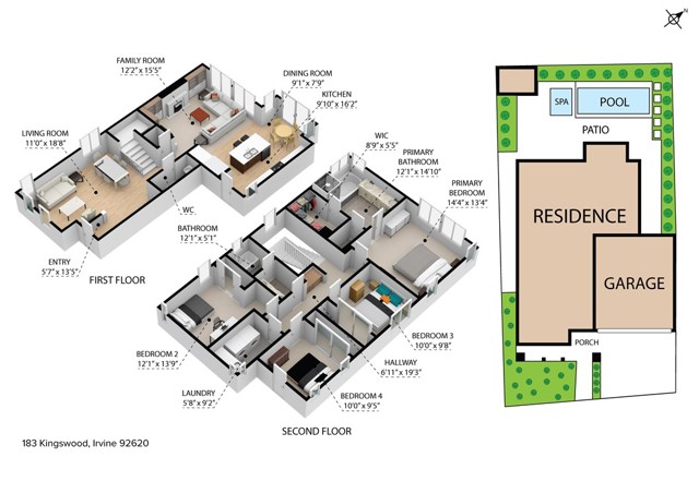 Detail Gallery Image 8 of 8 For 183 Kingswood, Irvine,  CA 92620 - 4 Beds | 2/1 Baths