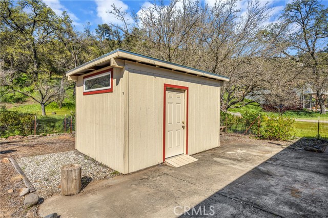 back detached small shed