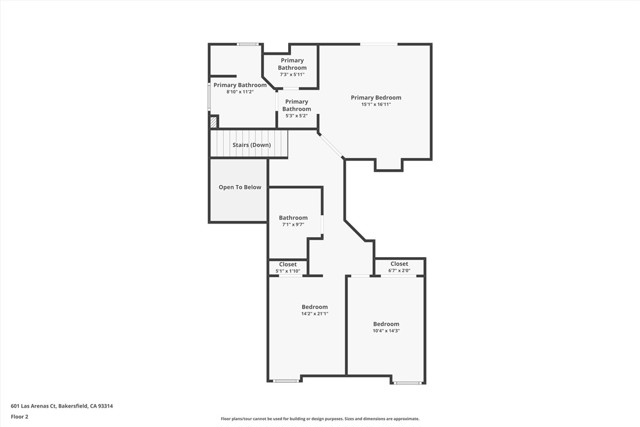 Detail Gallery Image 39 of 39 For 601 Las Arenas Ct, Bakersfield,  CA 93314 - 3 Beds | 2/1 Baths
