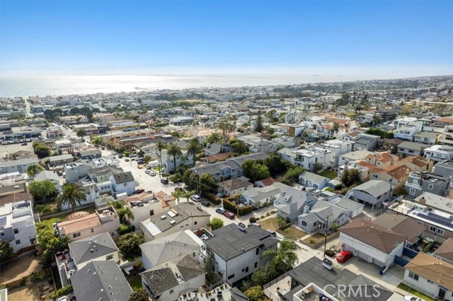 Drone shot of the area around the property