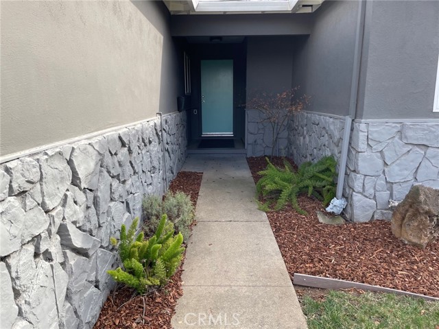 Walkway to the front door