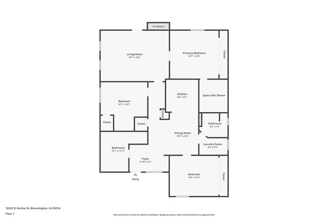 Detail Gallery Image 42 of 42 For 18325 El Molino, Bloomington,  CA 92316 - 3 Beds | 1 Baths