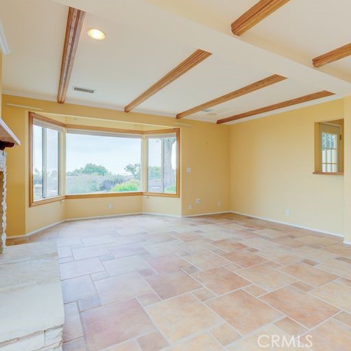 Large Bay window in family room