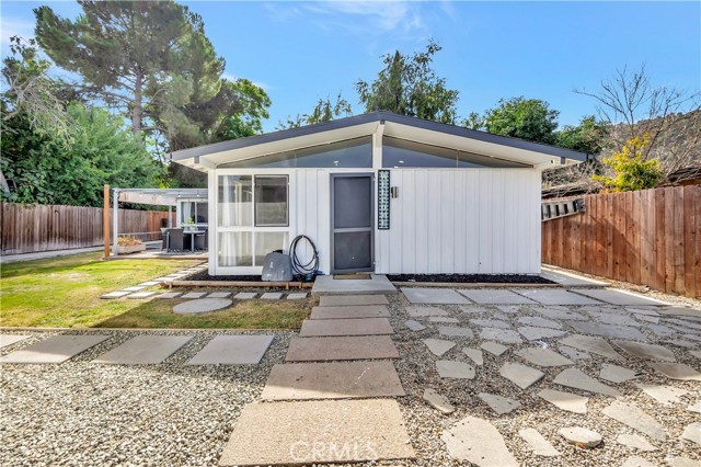 Front view of primary home - Cliff May mid-century modern