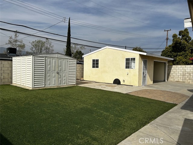 Garage and shed