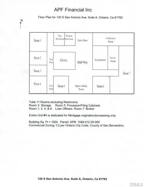 120 S San Antonio Avenue, Ontario, California 91762, ,Commercial Lease,For Rent,120 S San Antonio Avenue,CRCV25010591