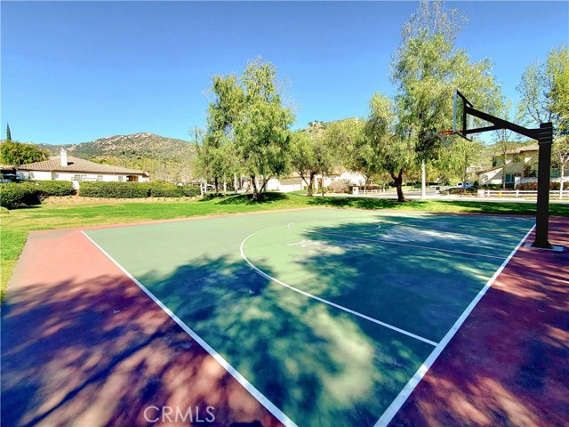 Community basketball court