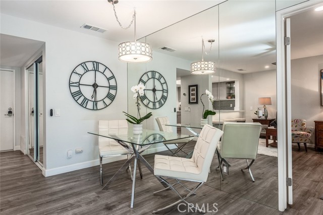 Dedicated dining room area.