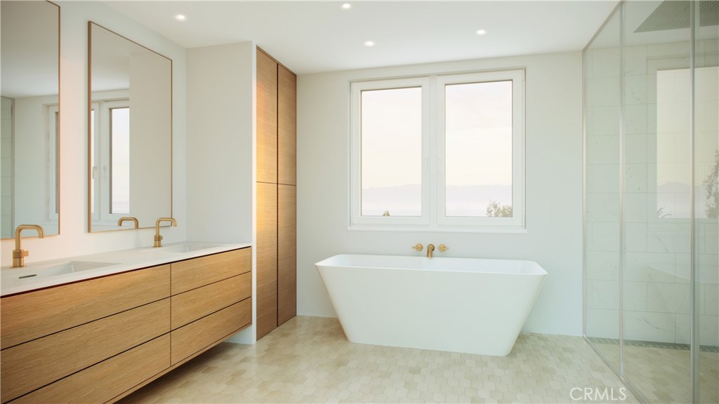 Master bathroom. All renderings are conceptual only.
